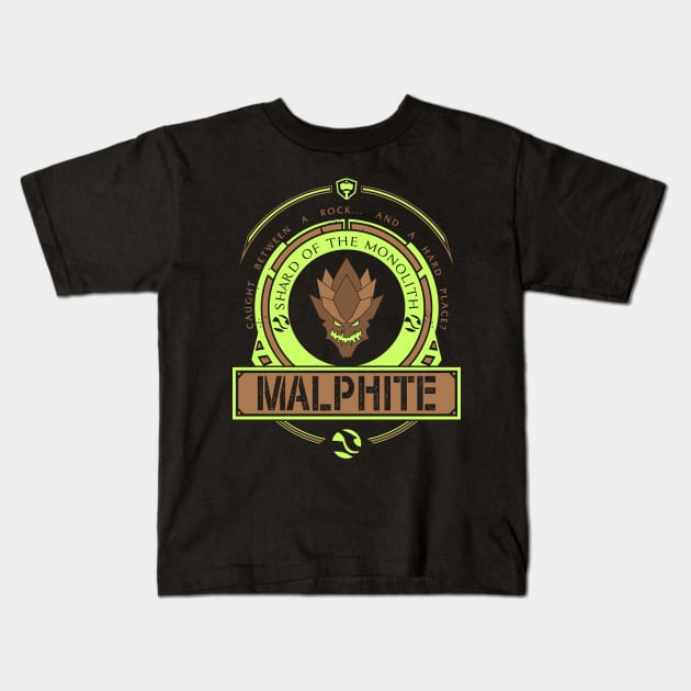 MALPHITE - LIMITED EDITION Kids T-Shirt by DaniLifestyle